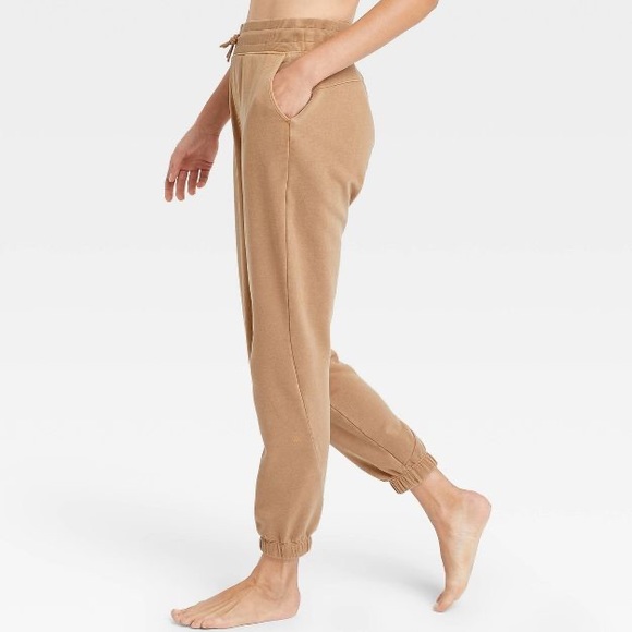 All in Motion™ Women's Fleece Joggers 28" - Brown - Picture 3 of 5